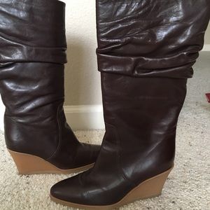 Salvatore Ferragamo wedge boots
